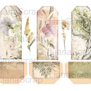 Woodland and Wildflowers ADDON Junk Journal Digital Kit Printable ...