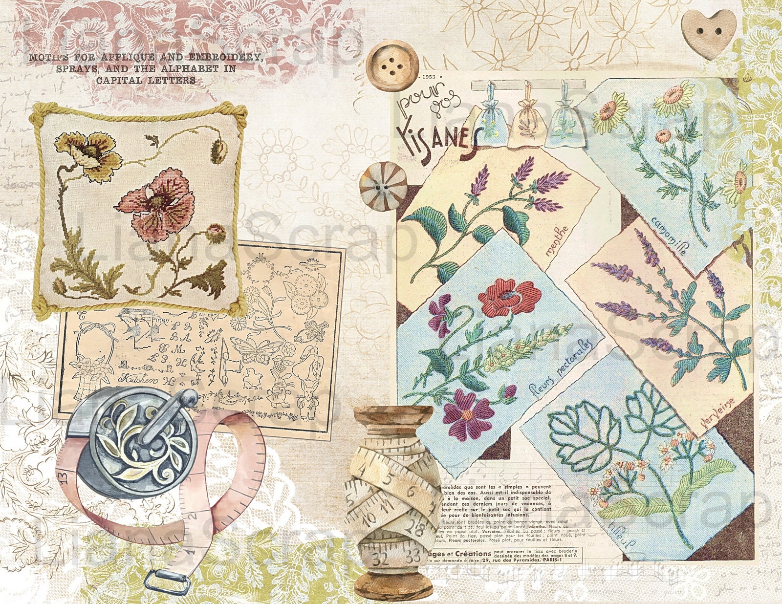 junkjournal♡old fabric and laceジャンクジャーナル sddefault.jpg