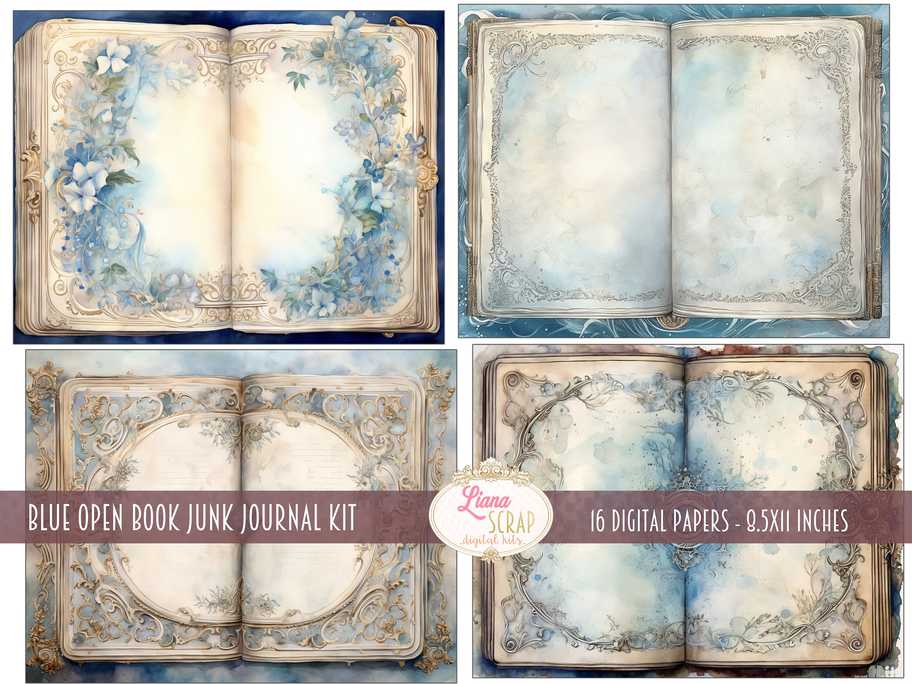 ブルーオープンブック、ジャンクジャーナルのブックセンターページ