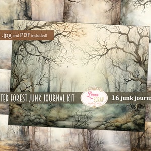 Travel Journal Kit, Printable Journal, Vintage Journal, Scrapbooking Journal,  Junk Journal Digital, Paper Craft Pages, Downloads 001914