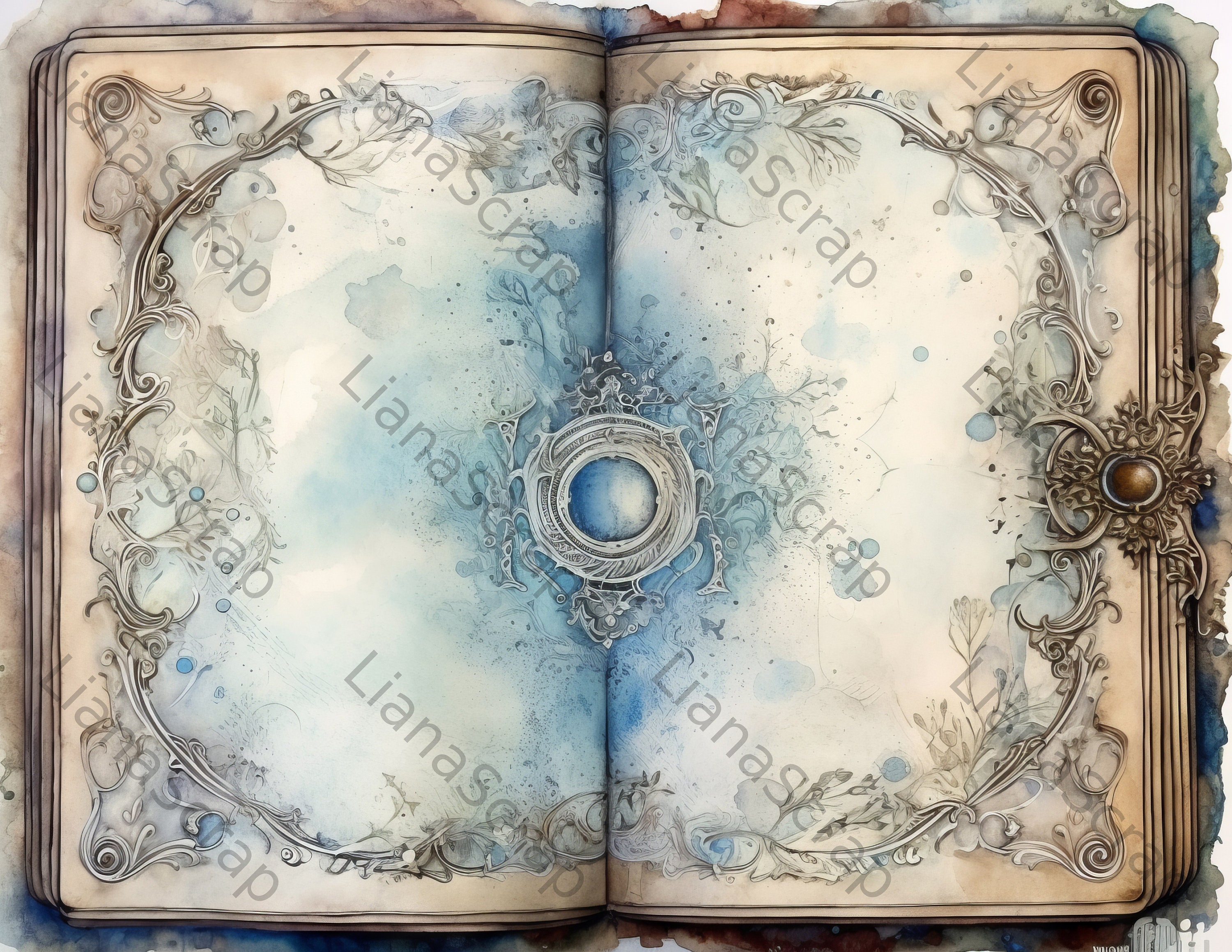 ブルーオープンブック、ジャンクジャーナルのブックセンターページ