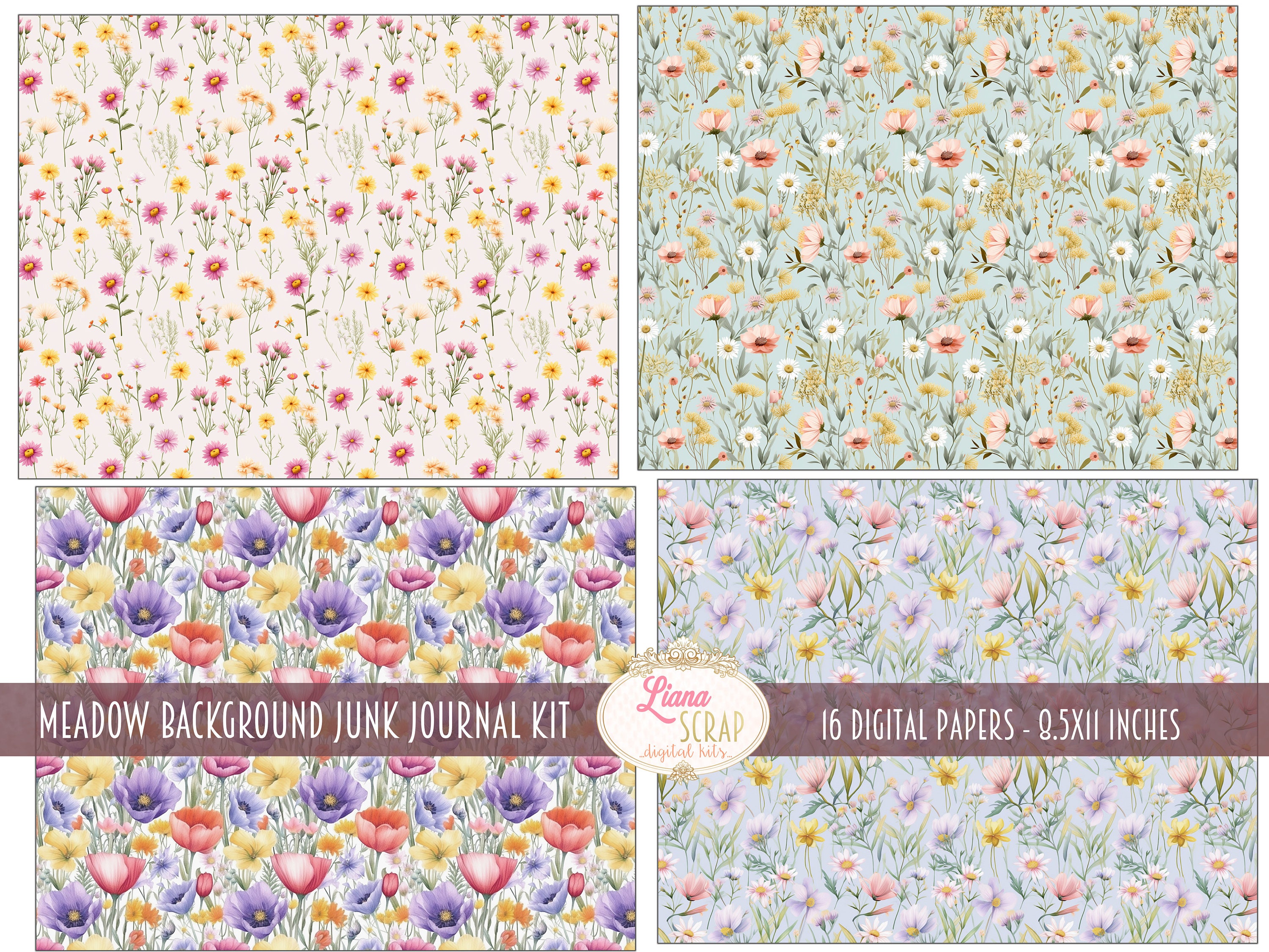 Confezione da 260 adesivi vintage per scrapbooking, carta