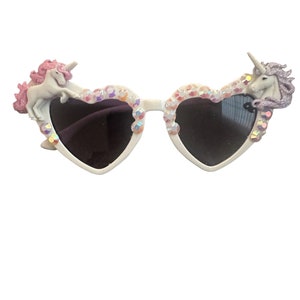 Unicorn sparkly sunglasses little girl gift character unicorn sunglasses