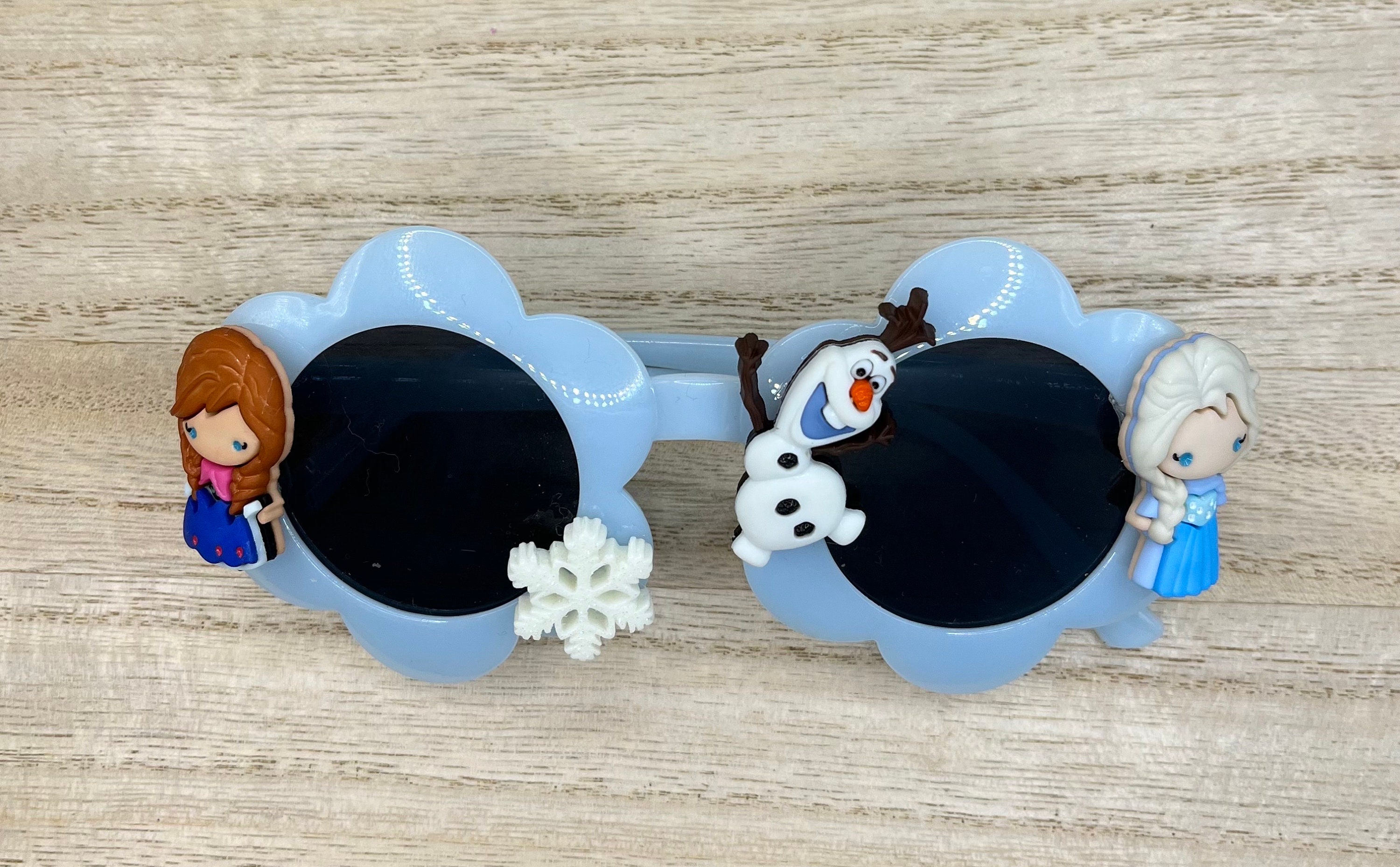 Custom Frozen Anna Elsa and Olaf Frozen Sunglasses Flower Sunglasses