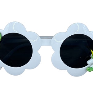 Unicorn sunglasses white flower sunglasses green unicorn and heart little girl gift character unicorn sunglasses sparkly heart unicorn