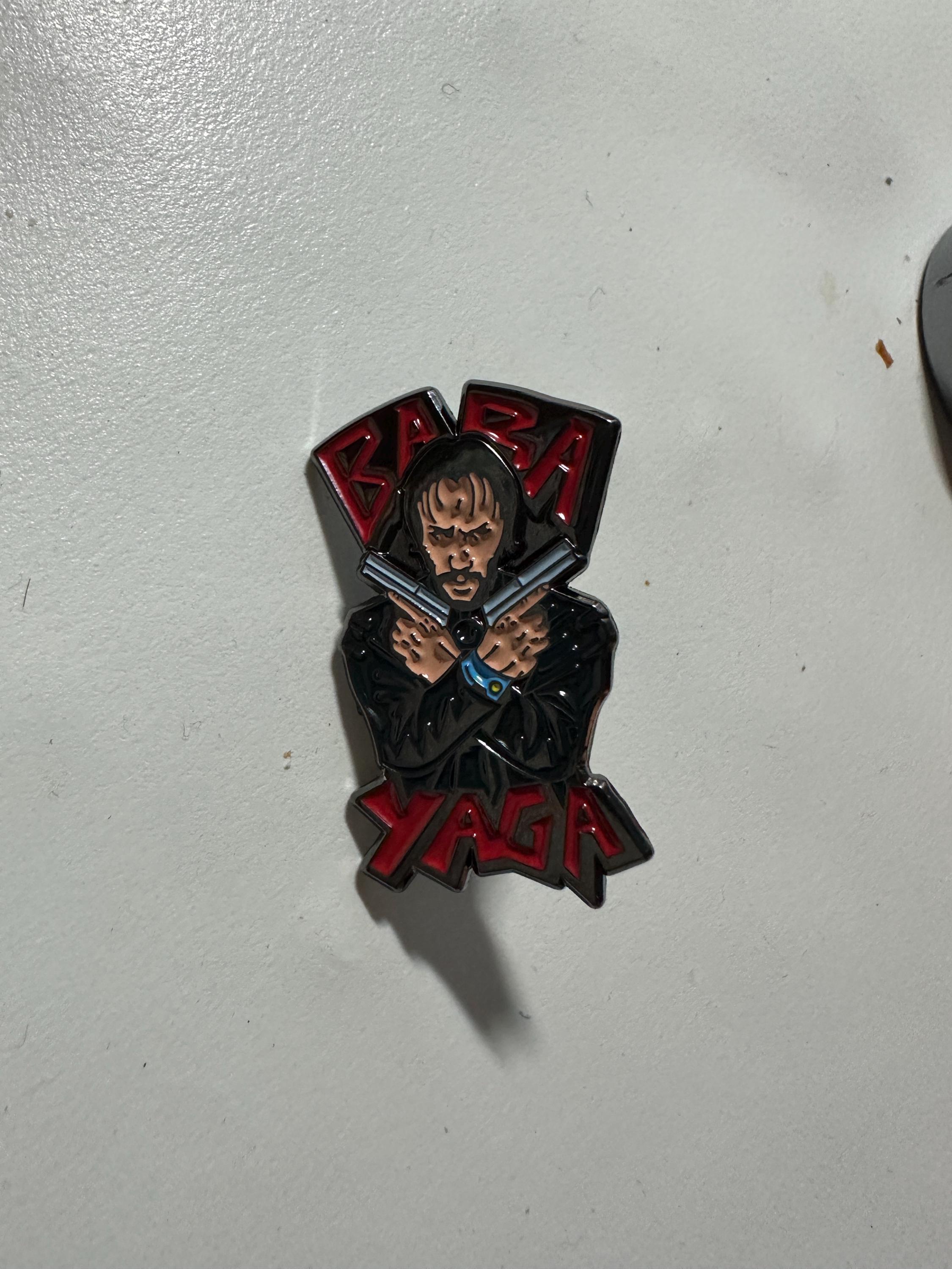 Baba Yaga Keanu Pin Enamel Collectors Pin Gift Collector Fun Scary Pins ...