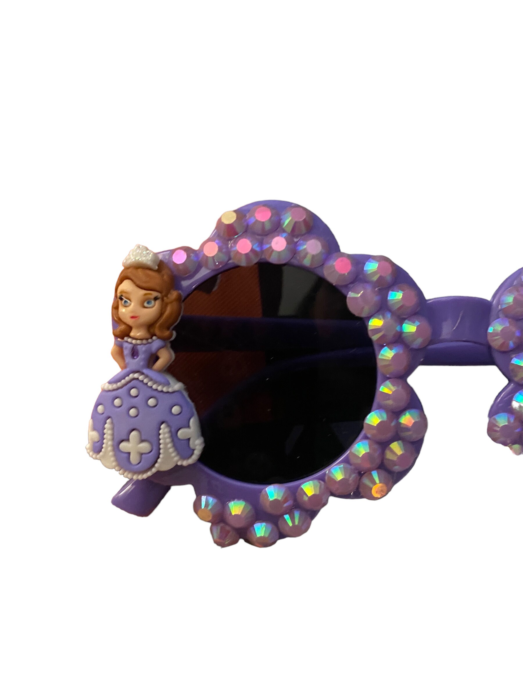 Purple Sofia the First Sunglasses Purple With Bling Sparkly Kids