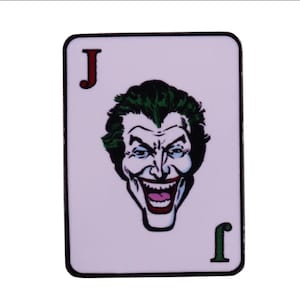 Joker enamel pin classic joker villains bat joke collectors pins comic send in the clown villain