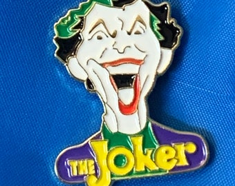 Small joker enamel pin classic joker villains bat joke collectors pins comic