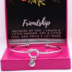 Friendship Gift Bestfriend Bracelet Matching Bracelet Friends Forever Christmas Gift for Friend Bestie Bff Charm Personalized Gift for Frien