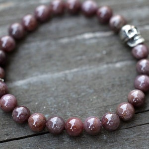 Mens Bracelet with Natural Genuine Ruby Gemstones 925 Sterling Silver Skull & Tag Bold Unique Style European Brand Perfect Gift for Him