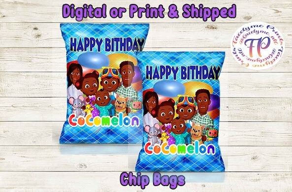 Calendars & Planners Cocomelon Chip Bag African-American Paper Paper ...