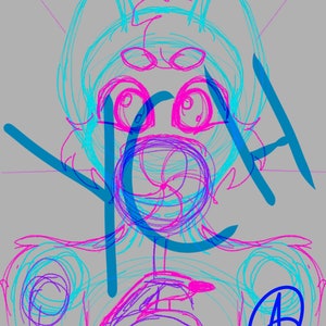 Your Character Here (YCH) - Pose d’engouement pour les bonbons. Personnage original, mignon poilu