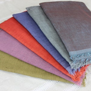 Solid Cotton Gauze Scarf
