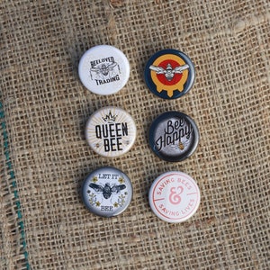 Button BeeLove 6-Pack