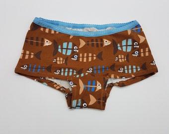 Size 104 briefs made of organic jersey herringbone