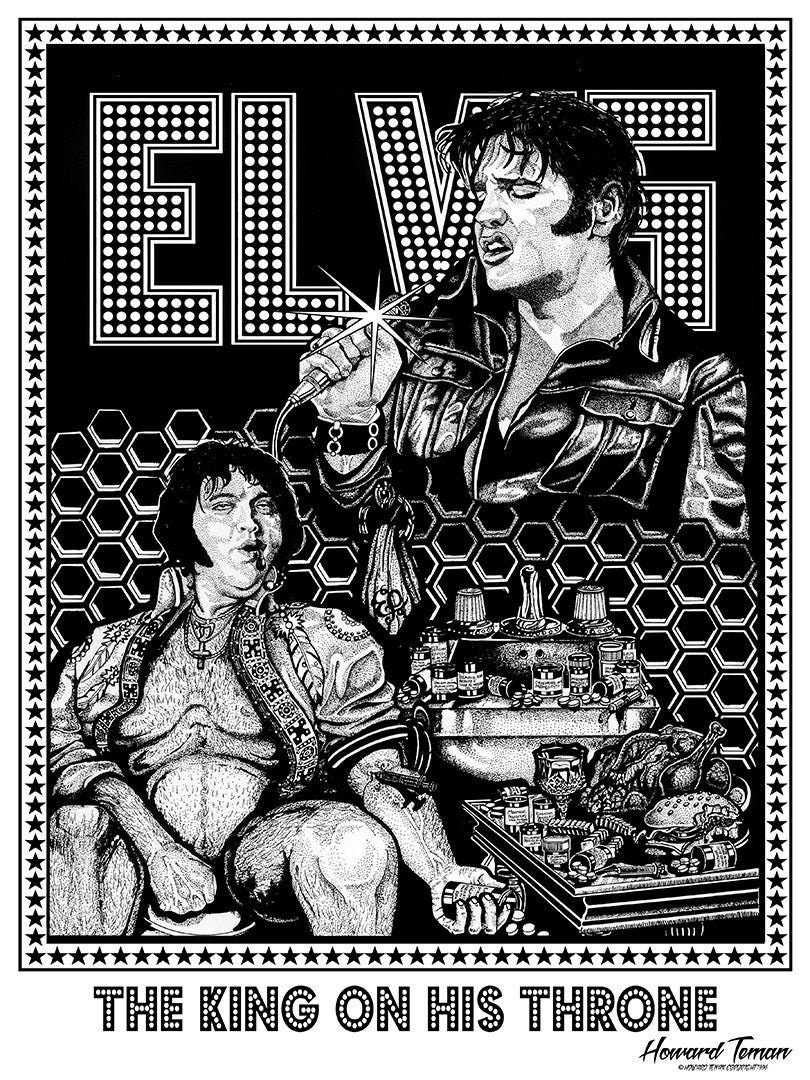 STEAL HEART CLUB スハクル POPUP LPポスター ドラム Elvis Presley Art Print, Howard Teman Rock N Roll Poster - Etsy