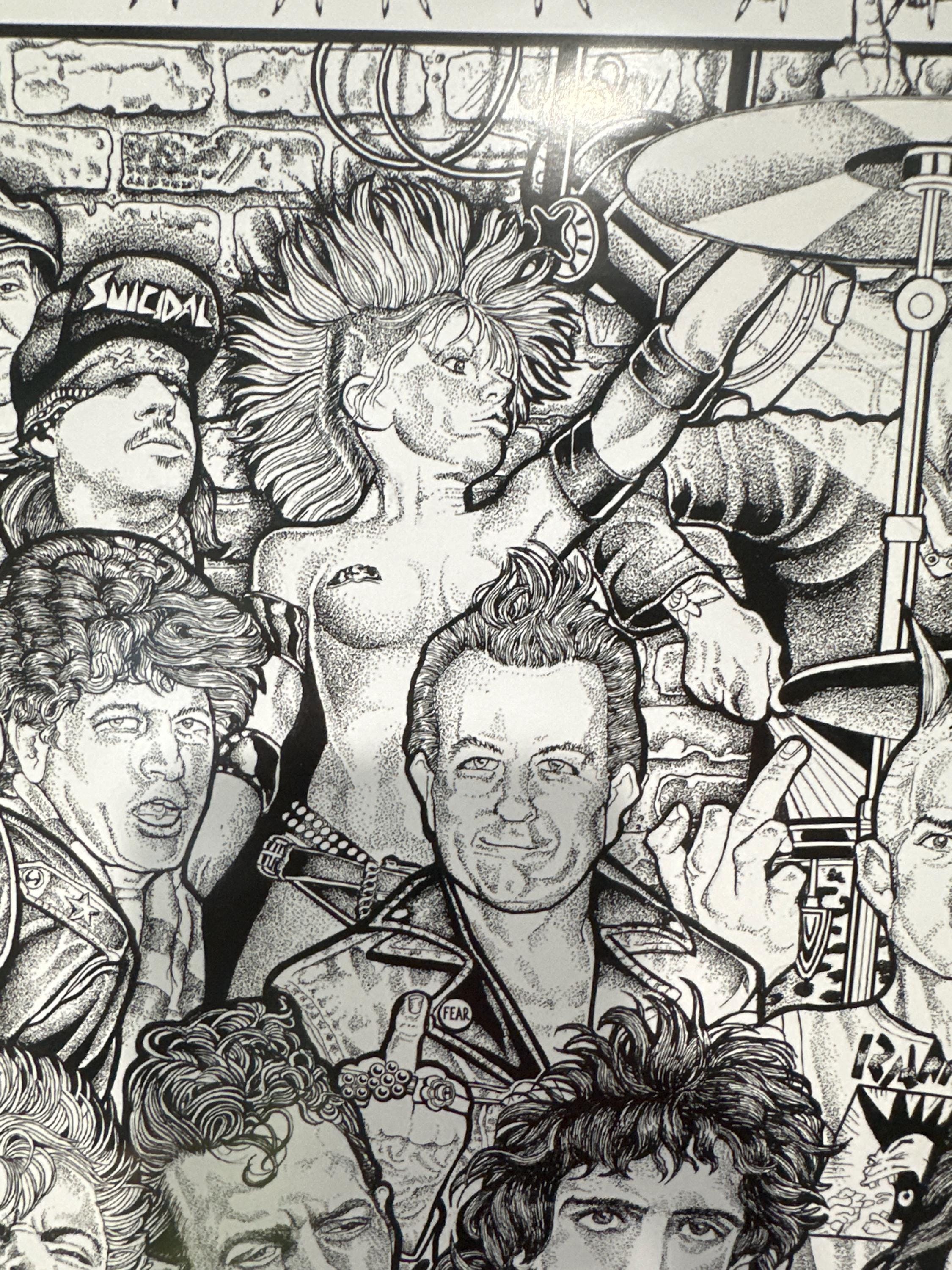 Punk Jam Poster by Howard Teman, Punk Rock Art Print - Etsy Israel