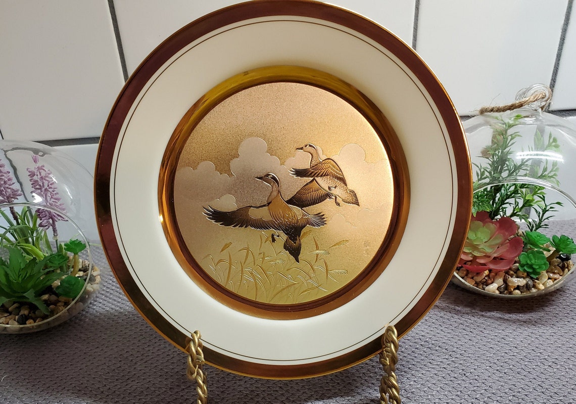 Limited Edition Chokin Art Plate Collection Etsy