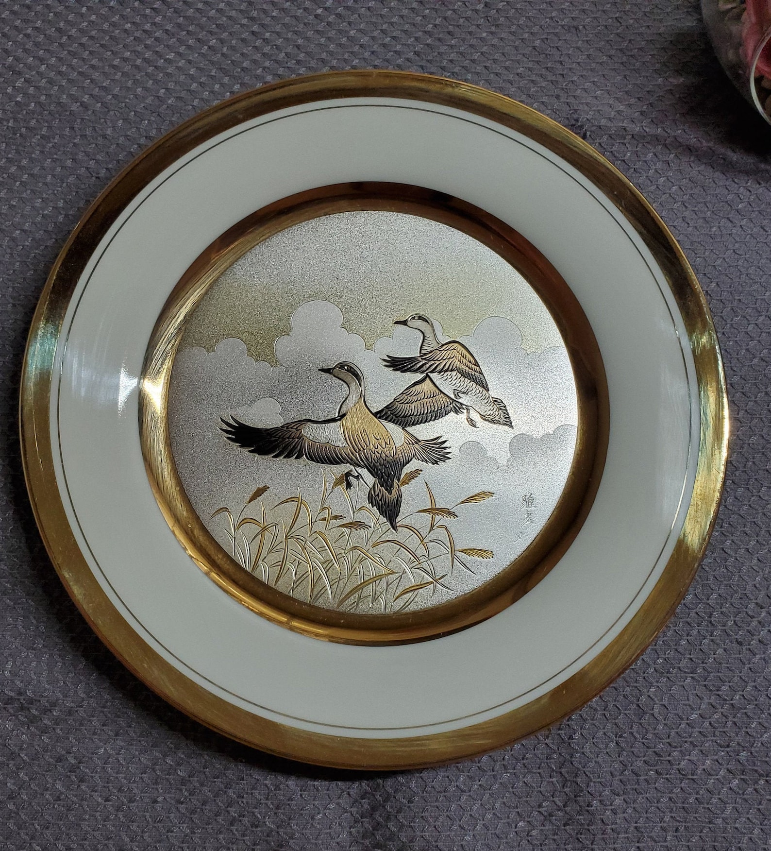 Limited Edition Chokin Art Plate Collection Etsy