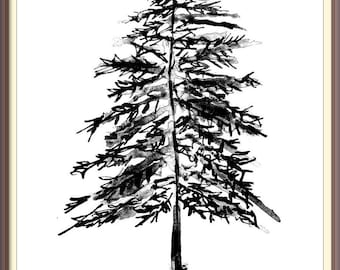 Pen and Ink Tree