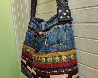 Canvas Tasche Brusttasche Umhängetasche Schultertasche Crossbag Gassitasche