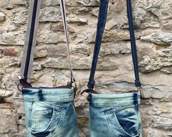Jeans bag upcycling unisex
