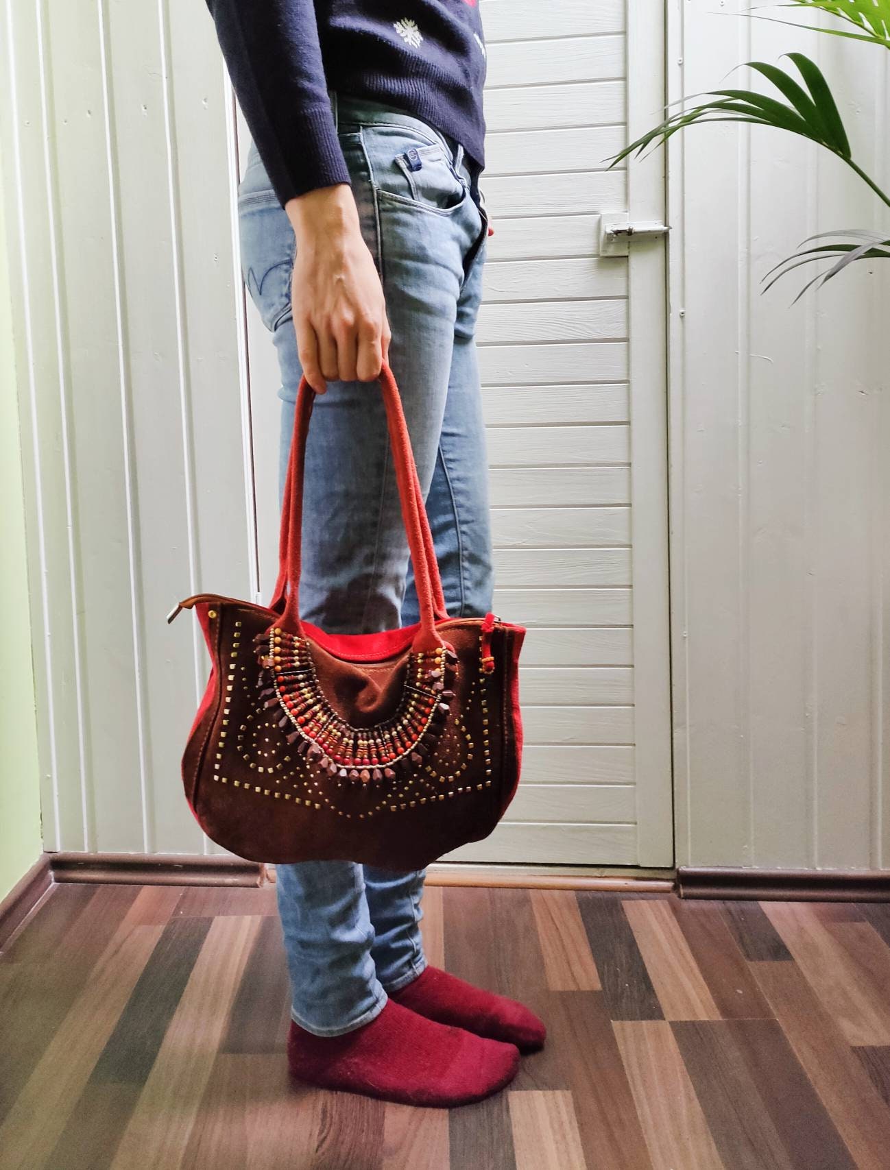 Suede designer handbags new arrivals