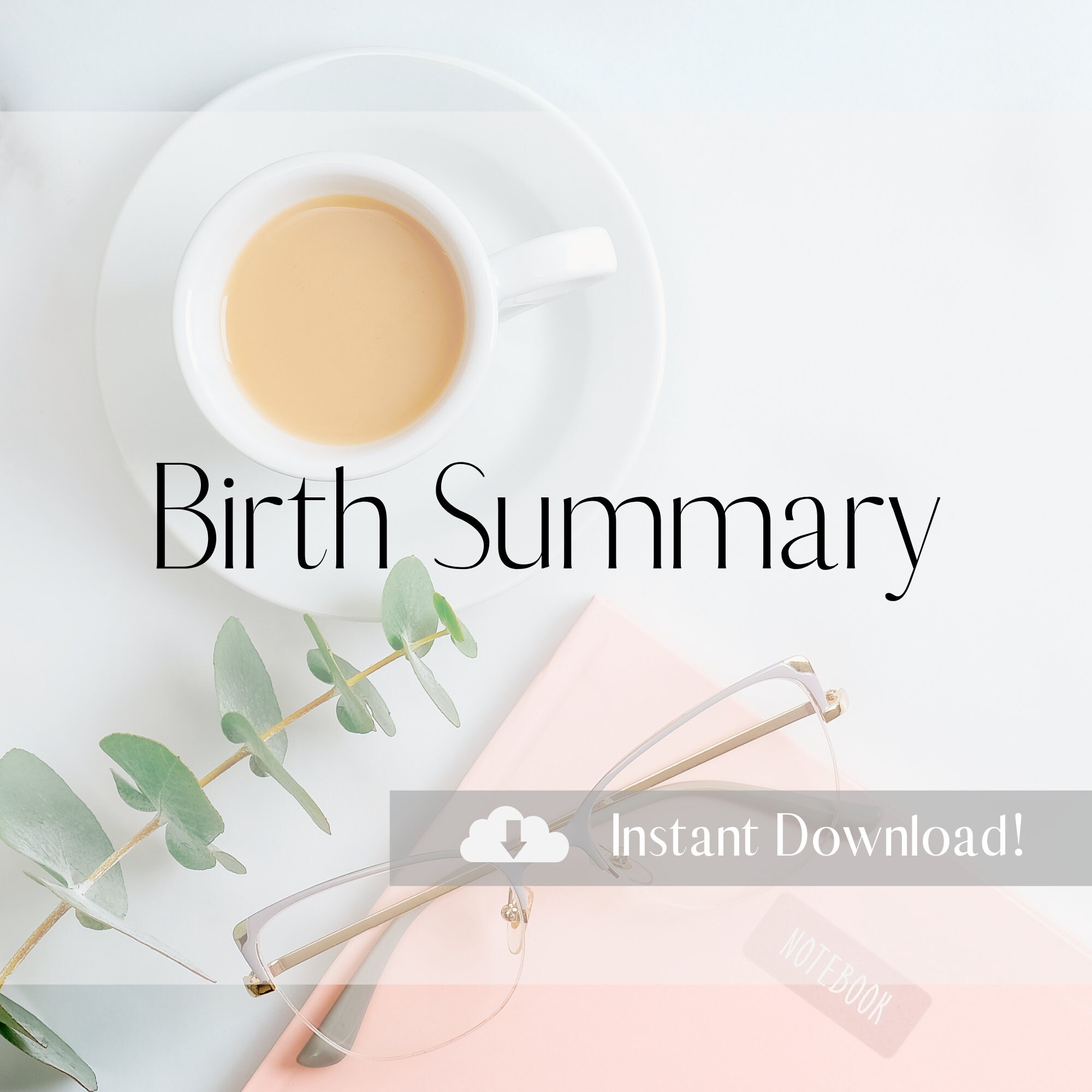 Editable Birth Summary Template Etsy Ireland Editable Birth Summary Template Etsy Ireland