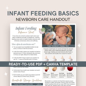 Infant Feeding Reference Sheet | Evidence-Based Feeding Amounts, Cues & What to Expect