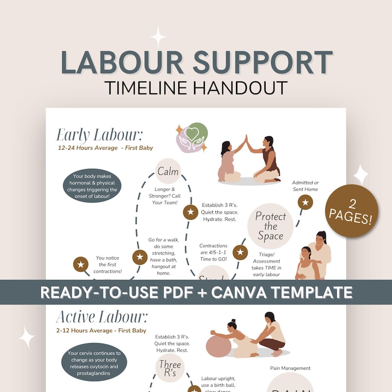 Labour Process Support Timeline | Understanding Labor Flow, Needs and ...