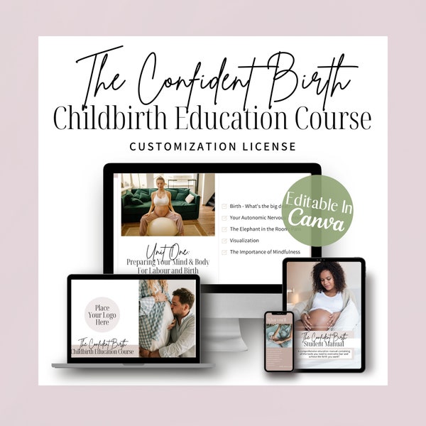 Childbirth Education Course Bundle | Birth Doula | Childbirth Education | Doula Templates