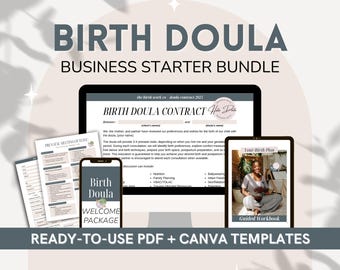 Birth Doula Business Starter Bundle | Client Forms & Templates