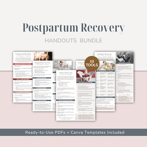 産後リカバリーハンドアウトバンドル｜身体的回復と精神的サポートガイド