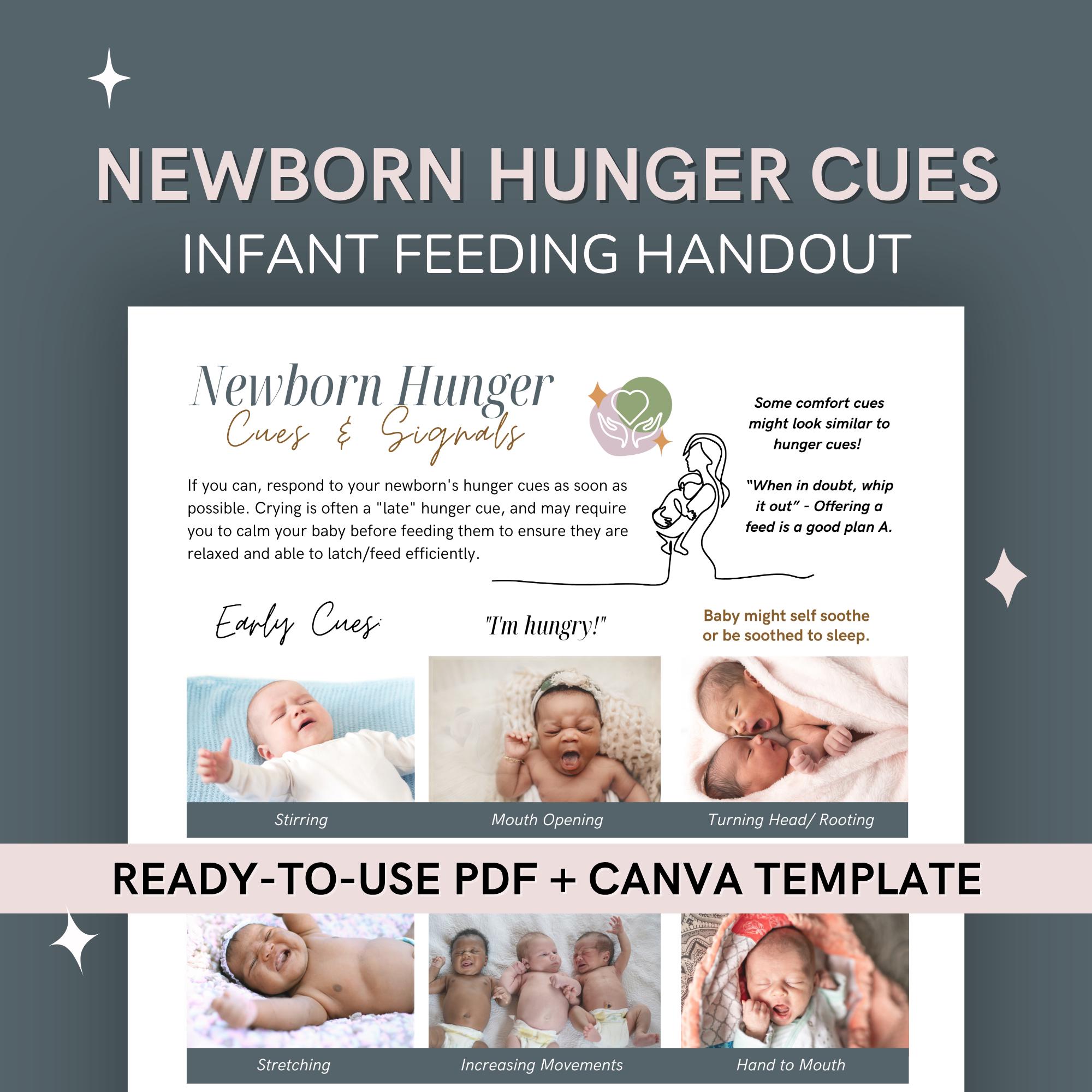 Hunger Cues Newborn Nursing Every Hour Hunger Cues Baby Feeding
