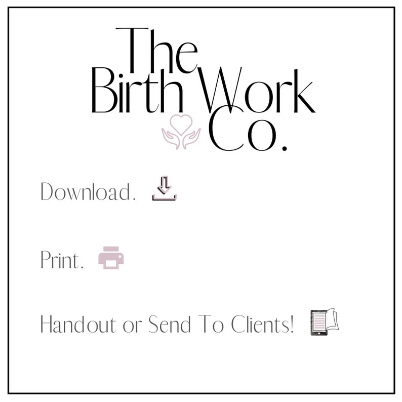 Newborn Hunger Cues Postpartum Doula Handout | Etsy