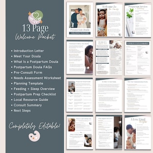 Full-Spectrum Doula Practice Bundle | Birth, Postpartum and Fertility Toolkit image 13