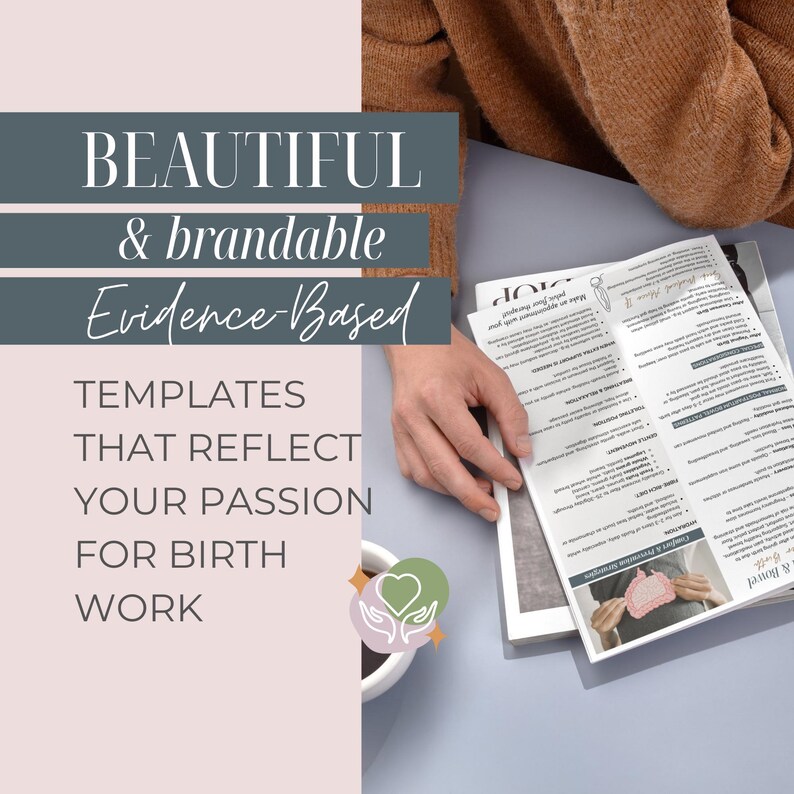 Postpartum Bowel Care Handout: Canva Template + PDF - Evidence-based ...