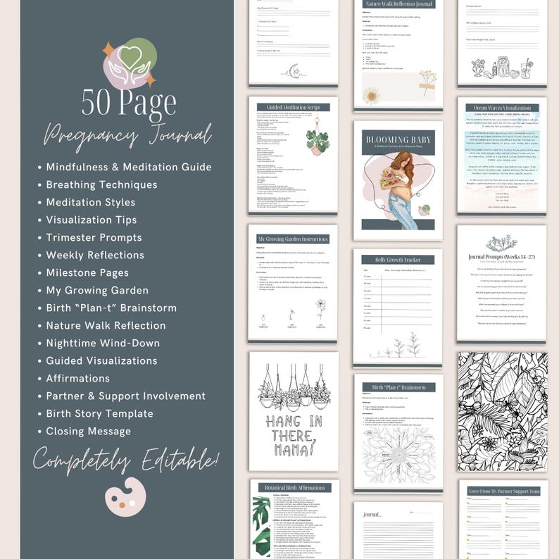 Full-Spectrum Doula Practice Bundle | Birth, Postpartum and Fertility Toolkit image 16