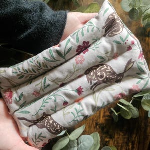 Lavender Aromatherapy Pillow: Organic Cotton Heating Cooling Pad