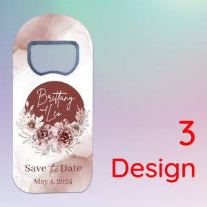 Wedding Save The Date Magnet Personalized Bottle Opener image 5