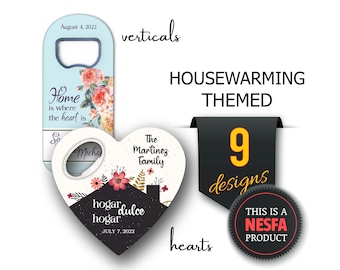 Housewarming Favor, Bottle Opener Magnet Gifts for New Home Party, First Home or Moving Away Gifts