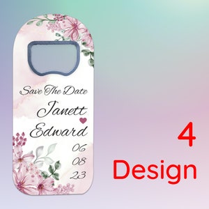 Wedding Save The Date Magnet Personalized Bottle Opener image 6