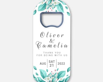 Custom Wedding Favor Bottle Openers - Bulk Personalized Gifts for Your Special Day