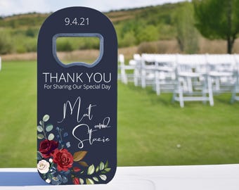 Wedding Magnets - Custom Bottle Openers as Perfect Favors