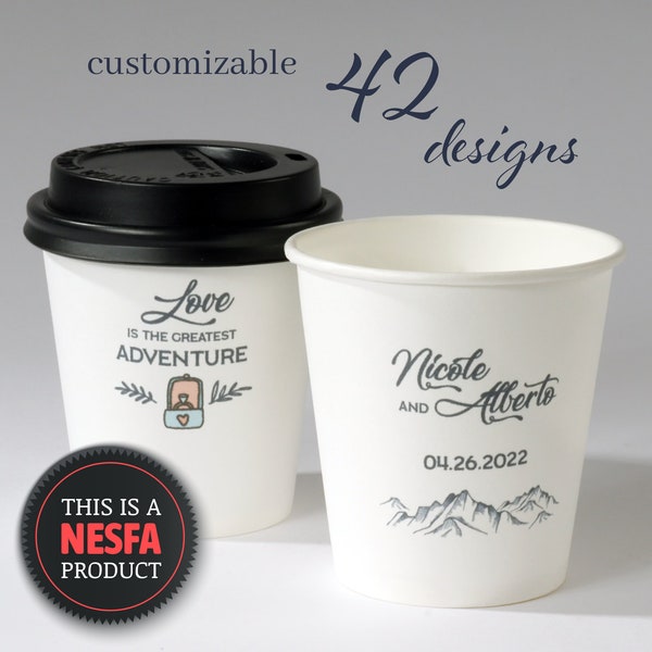 Disposable Coffee Cups Etsy