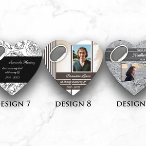 Funeral Favors for the Guests Attending Bottle Opener Heart Magnet Mementos Celebration of Life Favous Remembrance Gifts image 5