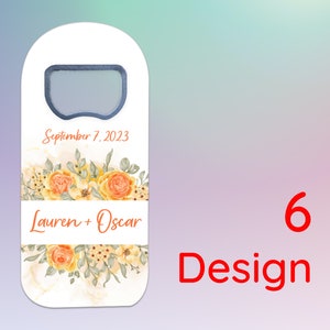 Wedding Save The Date Magnet Personalized Bottle Opener image 8