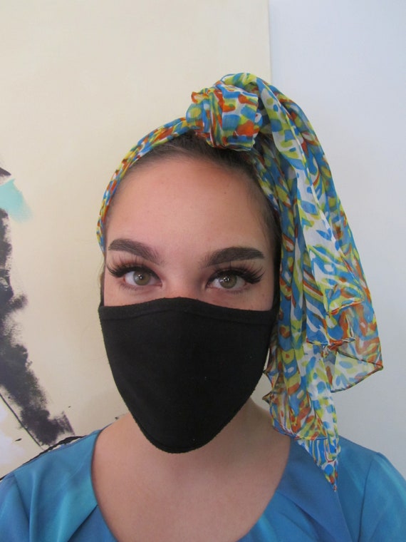 Bright Colorful Fun Versatile Headscarf Neckerchi… - image 8