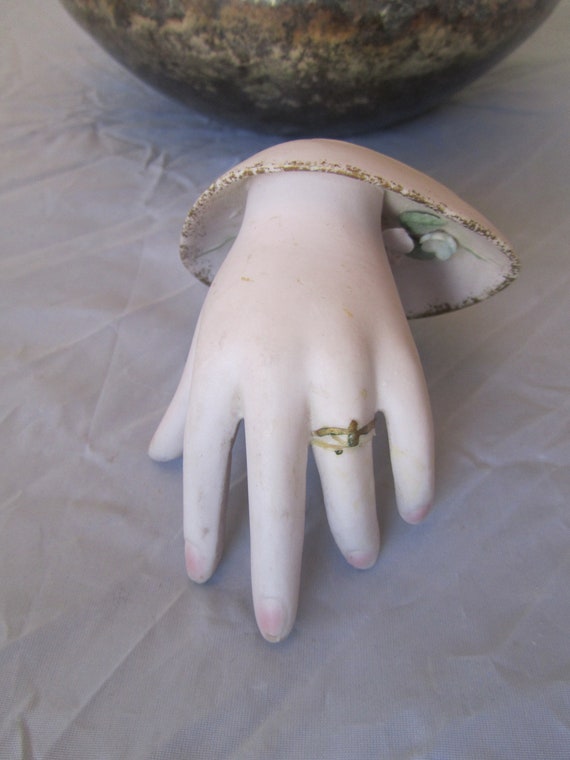 Kelvin Fine China Hand Painted Ring Holder Hand o… - image 9